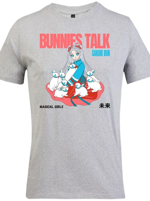 we wee - -BUNNIES TALK grey melange - μπροστινή όψη