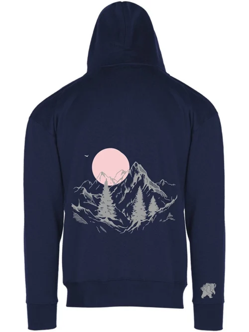 we wee - Dust Ζακέτα φούτερ BEAR blue - πίσω όψη