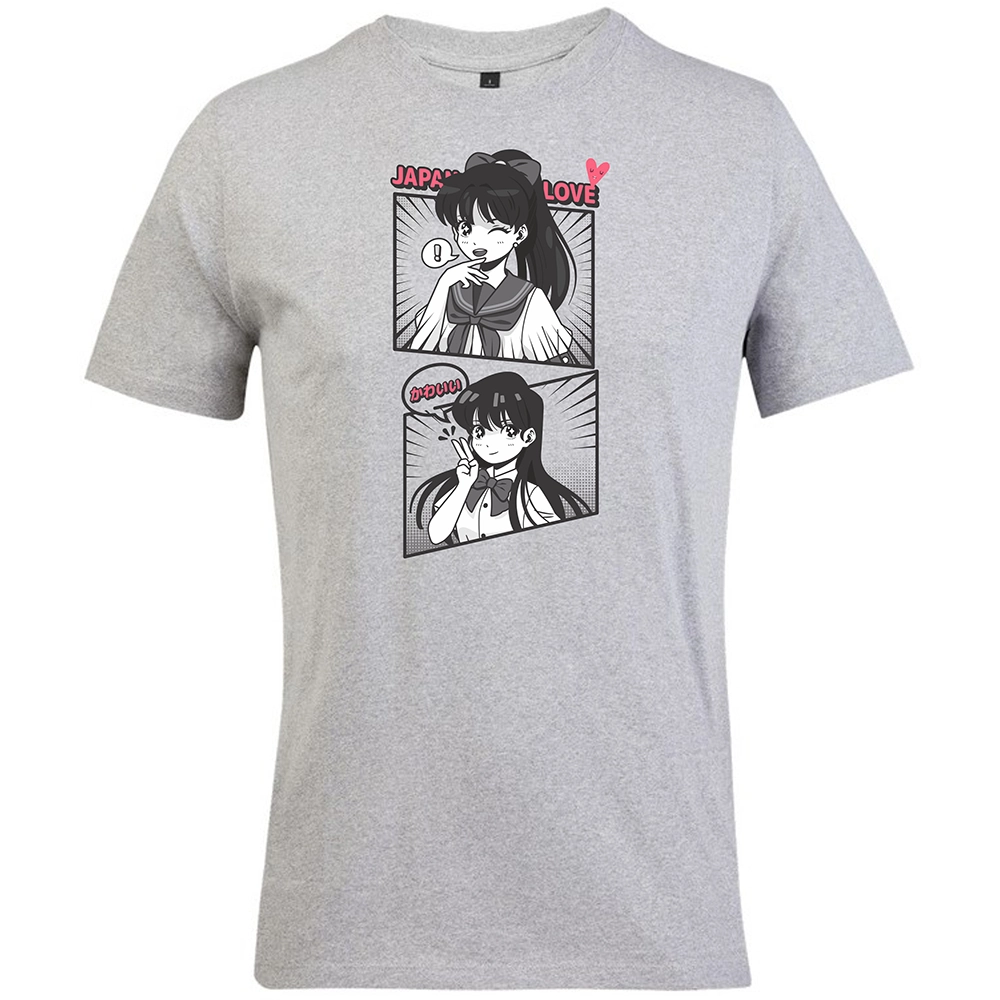 we wee -JAPAN LOVE - GREY MELANGE - Μπροστινή όψη