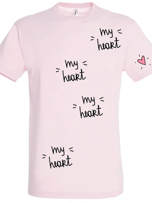 we wee - Love Puzzle - Pale Pink - Μπροστινή όψη