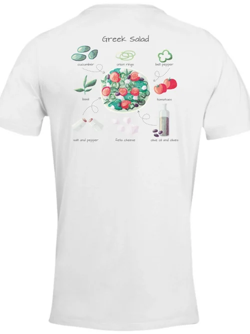 we wee - REGENT - GREEK SALAD RECIPE - WHITE - Πίσω όψη