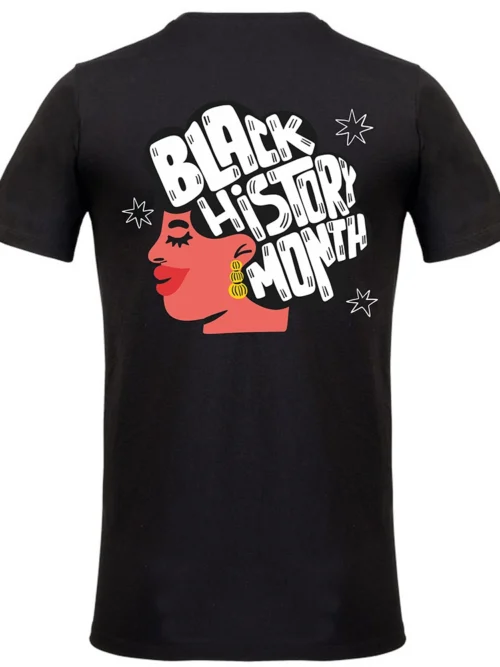 we wee -BLACK HISTORY MONTH - BLACK - Πίσω όψη