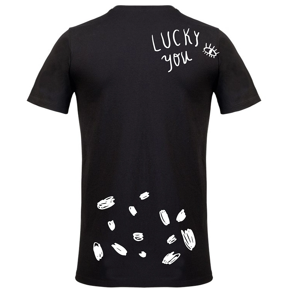 we wee - LUCKY YOU - BLACK - Πίσω όψη