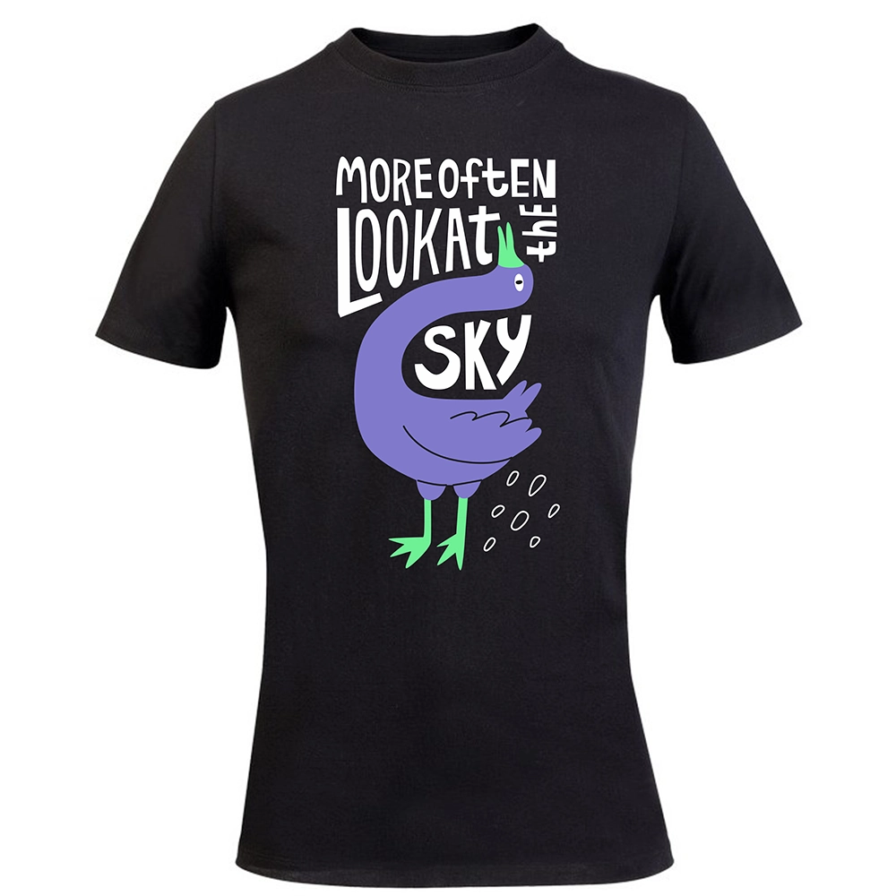 we wee -MORE OFTEN LOOK AT THE SKY - BLACK - Μπροστινή όψη