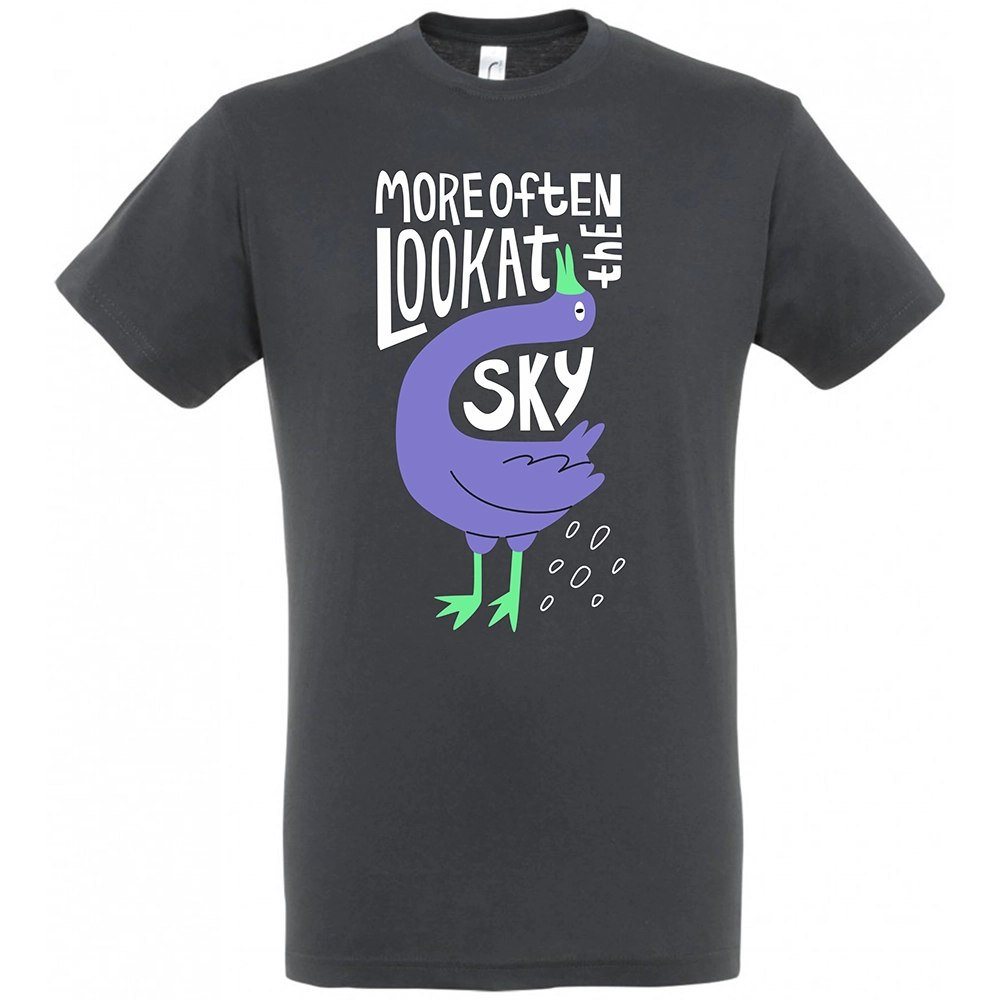 we wee -MORE OFTEN LOOK AT THE SKY - MOUSE GREY - Μπροστινή όψη