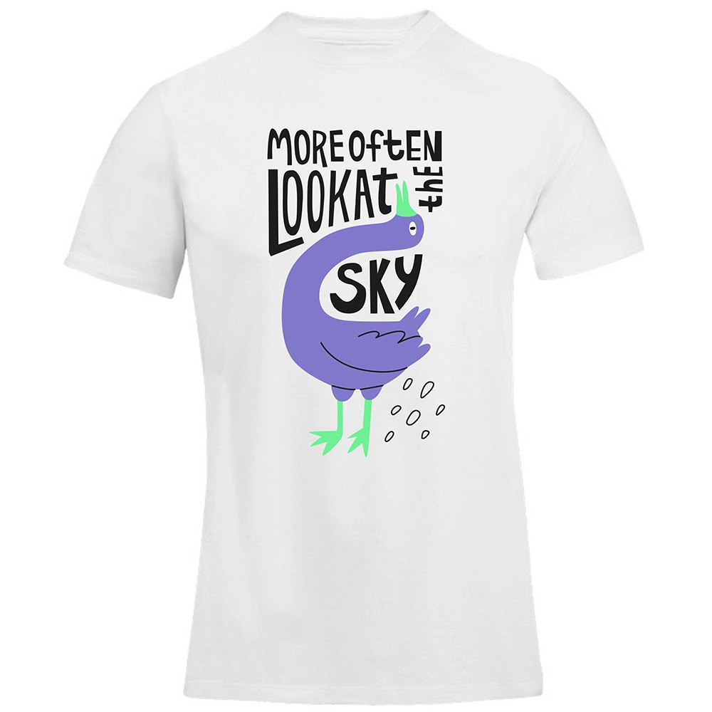 we wee -MORE OFTEN LOOK AT THE SKY - WHITE - Μπροστινή όψη