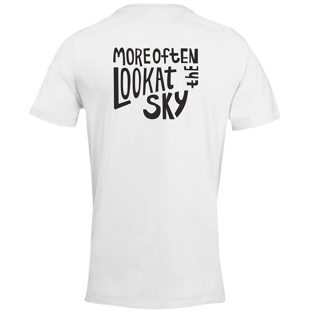 we wee -MORE OFTEN LOOK AT THE SKY - WHITE - Πίσω όψη