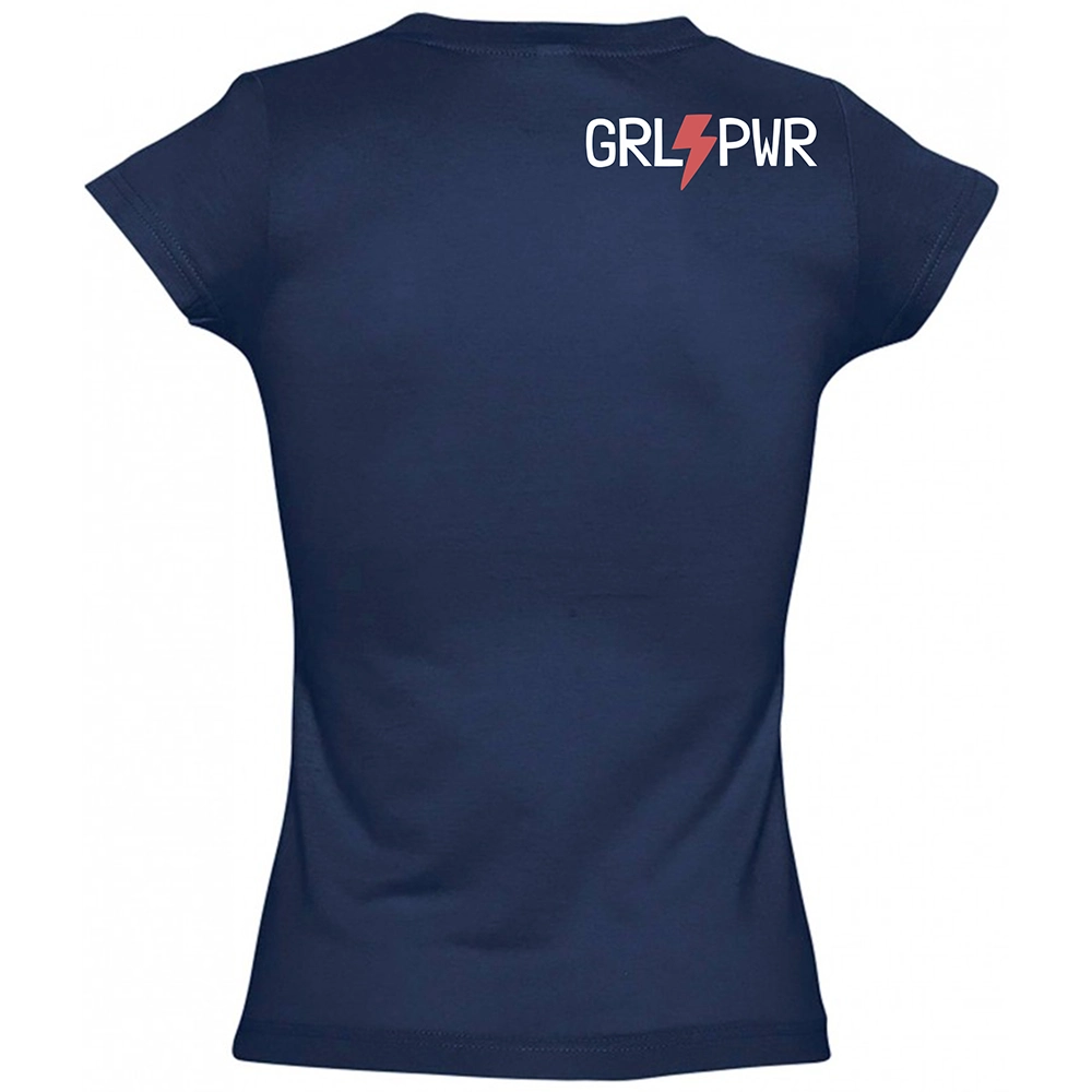 we wee -GIRL POWER - FRENCH NAVY - Πίσω όψη